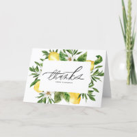 Aquarelle Fleurs de citron Cadre Anniversaire