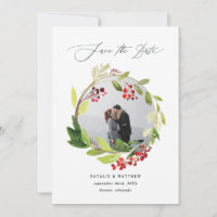 Aquarelle hiver photo de couronne d'hiver enregist