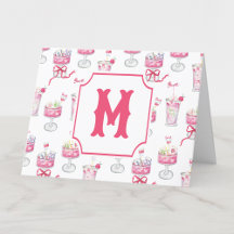 Aquarelle Hot Pink Mahjong Cocktails