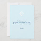 Carte De Remerciements Aquarelle Lighthouse Beach Peinte à la main (Dos)