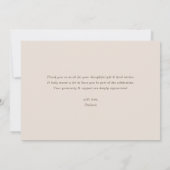 Carte De Remerciements Aquarelle maman et bébé Hérisson Woodland (Dos)