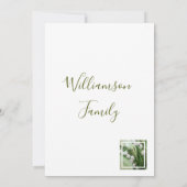 Carte De Remerciements Aquarelle Muguet (Dos)