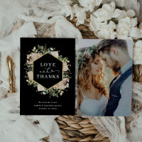 Aquarelle neutre florale | Black Love and Thanks