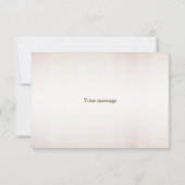 Carte De Remerciements Aquarelle Party Boho rose Fleurs Élégant (Dos)