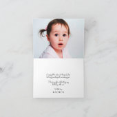 Carte De Remerciements Aquarelle Pine Arbre Joyeux Petit Anniversaire Pho (Intérieur)