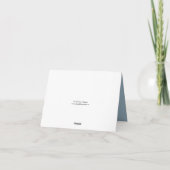 Carte De Remerciements Aquarelle rose de pois doux florale (Dos)