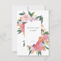 Aquarelle rose Floral