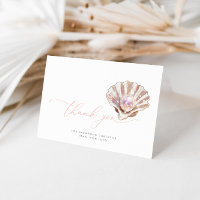 Aquarelle Sous Le Baby shower Sea Little Pearl