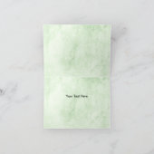 Carte De Remerciements Aquarelle Verdure Eucalyptus Feuille (Intérieur)