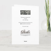 Carte De Remerciements "Aquarium baroque" - (Dos)