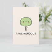 Carte De Remerciements Arbre (Debout devant)