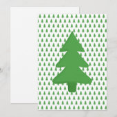 Carte De Remerciements Arbre (Devant / Derrière)