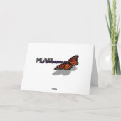 Carte De Remerciements Arbre de Noël I Vacances Plutôt vert et rouge (Dos)