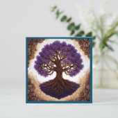 Carte De Remerciements Arbre de Vie  (Debout devant)