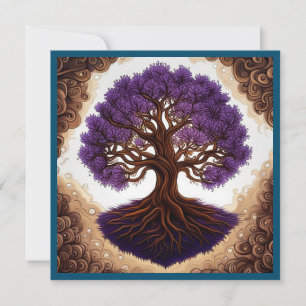 Carte De Remerciements Arbre de Vie