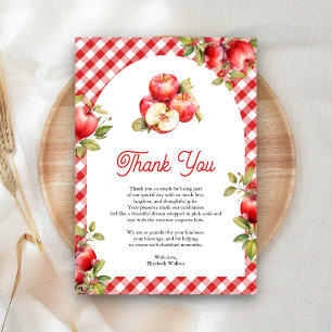 Carte De Remerciements Arc de Baby Shower Apple Of Our Eye