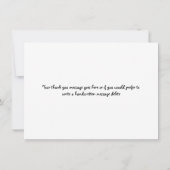 Carte De Remerciements Arc-en-ciel Coloré (Dos)