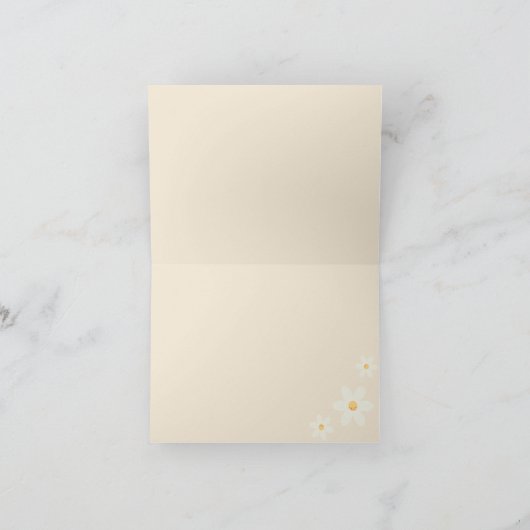 Carte de remerciements arc-en-ciel super Retro Dai (Intérieur)