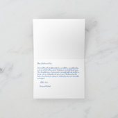 Carte De Remerciements Arch Mariage Boho Rose (Intérieur)