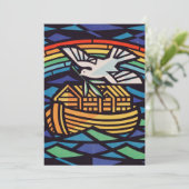 Carte De Remerciements Arche de Noé avec l'Esprit Saint (Debout devant)