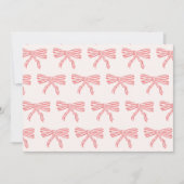Carte De Remerciements Arcs roses coquette (Devant)