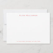 Carte De Remerciements Arcs roses coquette (Dos)