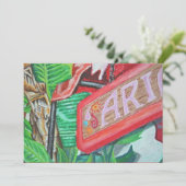 Carte De Remerciements Ariel Greeting Card (Debout devant)