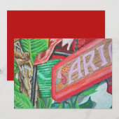 Carte De Remerciements Ariel Greeting Card (Devant / Derrière)