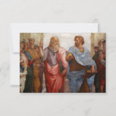 Carte De Remerciements Aristote et Platon par Raphael (Devant)