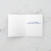 Carte De Remerciements Arrêtez et sentez les fleurs (Intérieur)