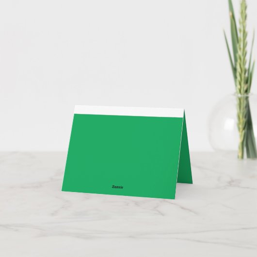 Carte De Remerciements Arrière - plan vert remarquable avec conception de (Dos)
