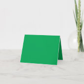 Carte De Remerciements Arrière - plan vert remarquable avec conception de (Devant)