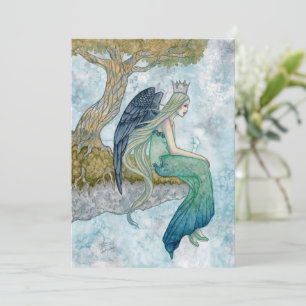 Carte De Remerciements Art d'ange par Holly Durr 