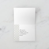 Carte de remerciements Art Déco Mini Etoiles (Intérieur)