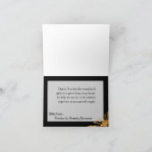 Carte de remerciements Art déco plié 20s GATSBY (Intérieur)