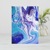 Carte De Remerciements Art Design Notecard (Debout devant)