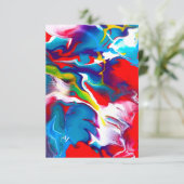 Carte De Remerciements Art Design Notecard (Debout devant)