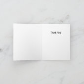 Carte De Remerciements Art du Bluebird d'hiver (Intérieur)