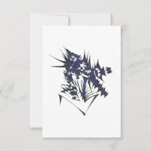 Carte De Remerciements Art tribal abstrait coloré tatouage PurpleMountain
