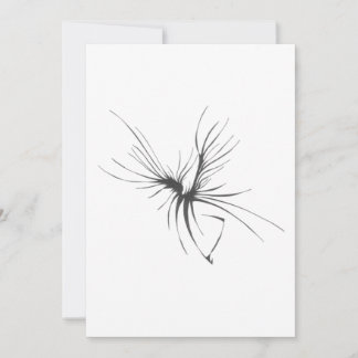 Carte De Remerciements Art tribal abstrait noir et blanc 115 Tattoo