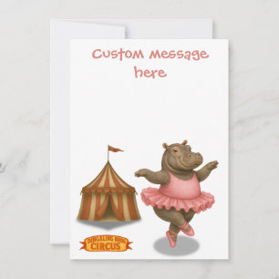 Carte De Remerciements Artiste de cirque Helene