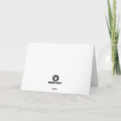 Carte de remerciements - Arts & Artisanat Verre Ti (Dos)