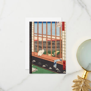 Carte De Remerciements Asakusa Ricefields et le Festival Torinomachi