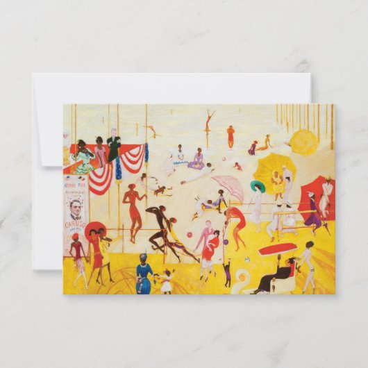 Carte De Remerciements Asbury Park South par Florine Stettheimer (Devant)