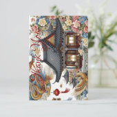 carte de remerciements asiatique (Debout devant)