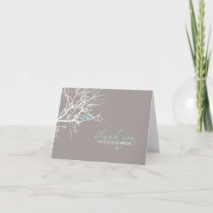 Carte De Remerciements Assis dans un arbre Lettre de remerciement