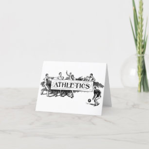 Carte De Remerciements Athlétisme