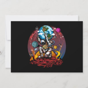 Carte De Remerciements Atlas Space Man