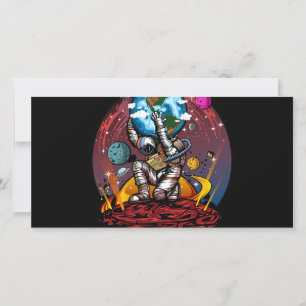 Carte De Remerciements Atlas Space Man