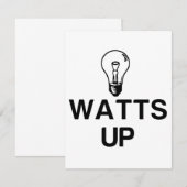 Carte De Remerciements ATTEND LA BULLE LUMIÈRE - Copier (Devant / Derrière)